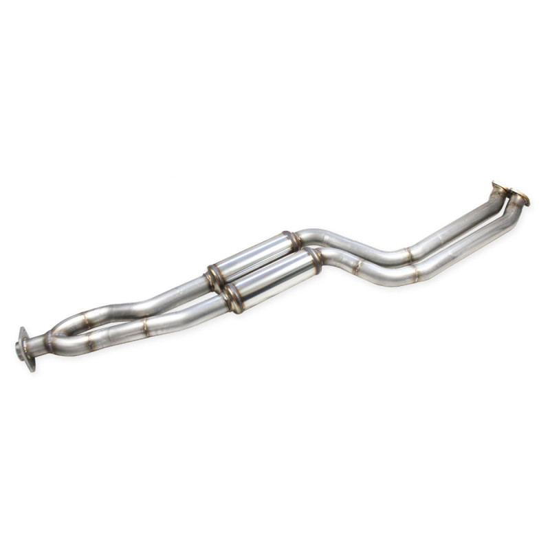 Țeavă centrală cu amortizor de zgomot Inoxcar pentru BMW E82 135i Coupé 3,0 BiTurbo 2007-2010 - IC-TCSBME82 - TCSBME82 - 3666618503752